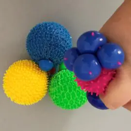 113248-1 Stressboll Mesh Ball with Spikes