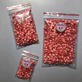 113268-2 Miniatyr Deco Jumbo Strawberry Fimo Slices
