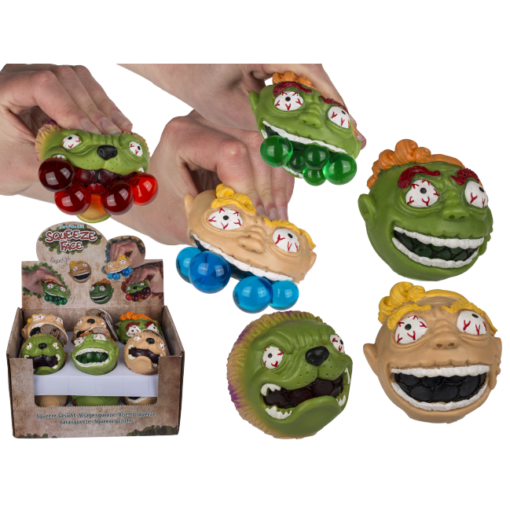 113297-1 Stressboll Mesh Ball Happy Face