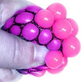 113302-2 Stressboll Mesh Ball Nyckelring