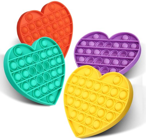113304 Stressboll Pop It Fidget Toy Hjärta