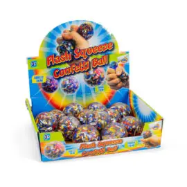113322-2 Stressboll Light-up Konfetti