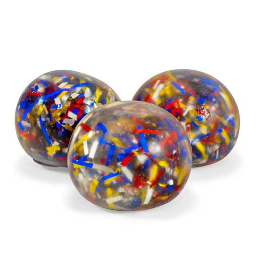 113322 Stressboll Light-up Konfetti