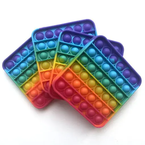Pop It Fidget Toy Rainbow
