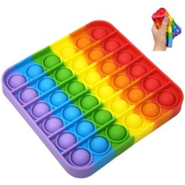113330-1 Pop It Fidget Toy Rainbow