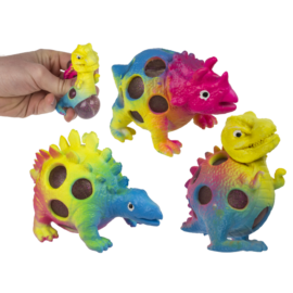 113354 Fidget Toy Squeeze Rainbow Dinosaurie