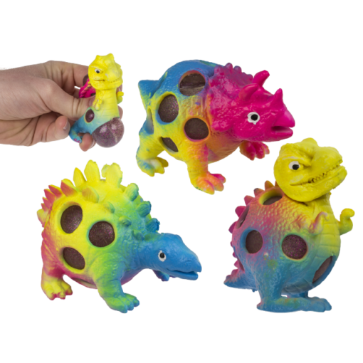 113354 Fidget Toy Squeeze Rainbow Dinosaurie