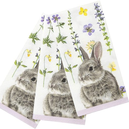 113369-2 Talking Tables Servetter Kanin 33x33 cm 20 st – Truly Bunny
