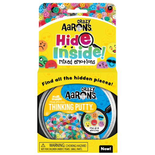 113394-4 Crazy Aarons Thinking Putty Hide Inside Mixed Emotions
