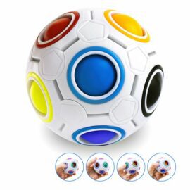 113429-1 Rainbow Puzzle Ball Fidget Toy