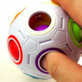 113429 Rainbow Puzzle Ball Fidget Toy