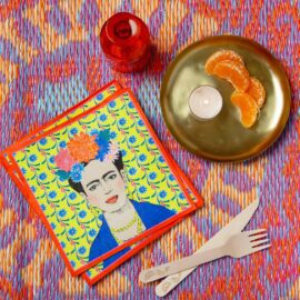 113434-2 Talking Tables Servetter Boho Frida Kahlo 33x33 cm 20 st