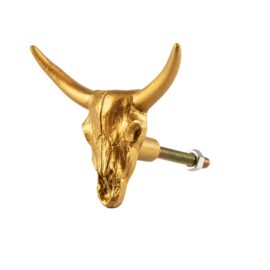 113458-1 Sass & Belle Knopp Guld Buffel i Vintage Stil