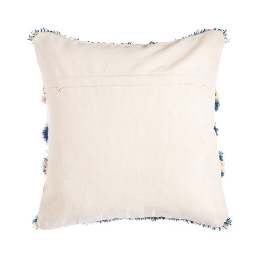 113479 Sass & Belle Prydnadskudde Blå ZigZag - Scandi Boho1