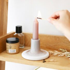 Sass & Belle Ljusstake Grå Mojave Ombré-effekt – Bohemian Home