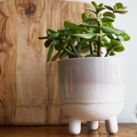 Sass & Belle Kruka Stengods Grå Mojave Ombré-effekt - Bohemian Home