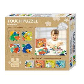 113530 AVENIR Pussel Känsel & Beröring Dinosaurie 4in12