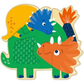 113530 AVENIR Pussel Känsel & Beröring Dinosaurie 4in15