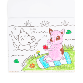 113540 OOLY Målarbok Little Farm Animals2