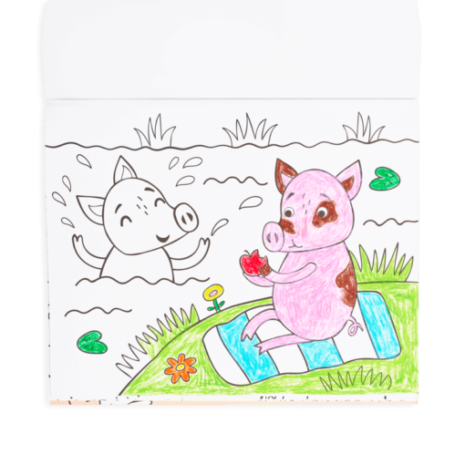 113540 OOLY Målarbok Little Farm Animals2