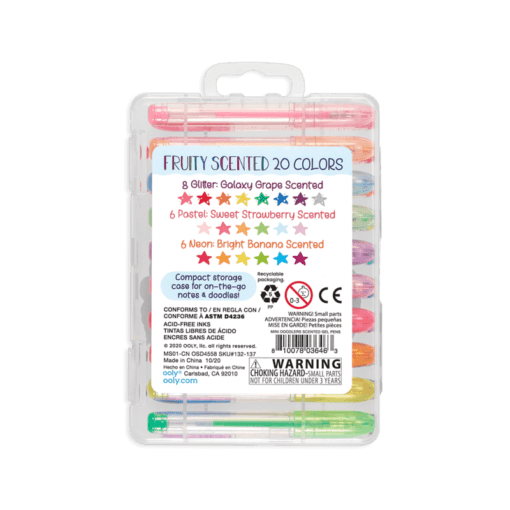 113542 OOLY Luktpennor Fruktdoft Gelpennor Mini Doodlers1
