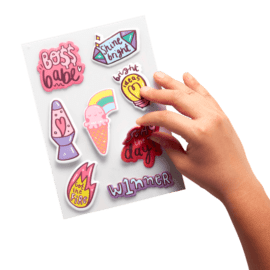 113543 OOLY Klistermärken Girl Boss Sticker Stash Set