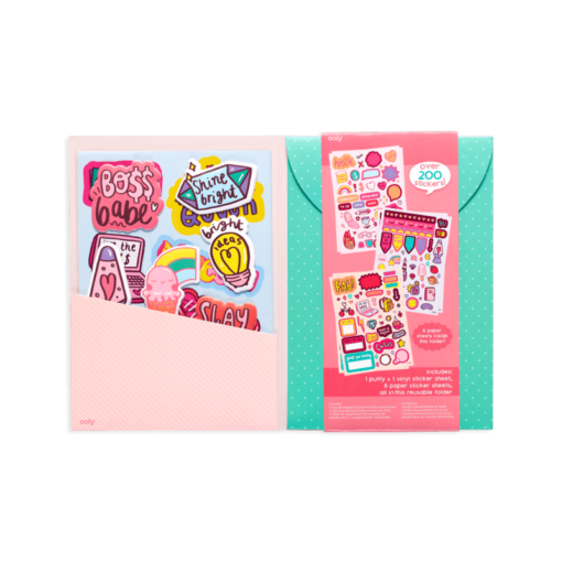 113543 OOLY Klistermärken Girl Boss Sticker Stash Set1