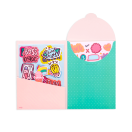 113543 OOLY Klistermärken Girl Boss Sticker Stash Set2