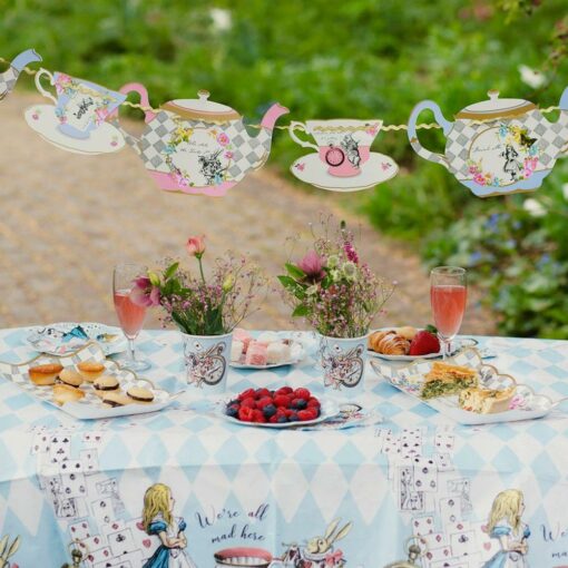Talking Tables Bordsduk Alice i Underlandet Blå – Truly Alice