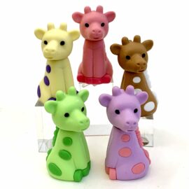 IWAKO Japanskt Pusselsudd Giraff Set2