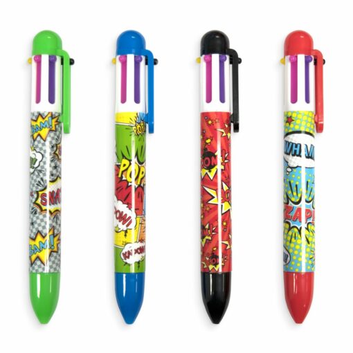 113582 OOLY Multipenna Comic Attack 6in1 Click Multi Color Pen3