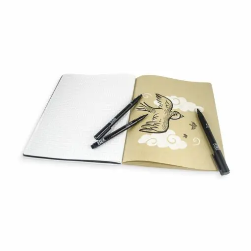 113587 OOLY Skissblock The Paper Works Vit, Svart, Graf och Kraft 20x25 cm4