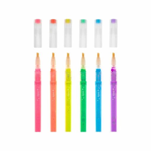 113588 OOLY Överstrykningspennor, Highlighters Oh My Glitter Neon - Set om 62