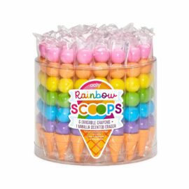 113589 OOLY Luktkritor med Vaniljdoft Raderbara Stapelbara Rainbow Scoops