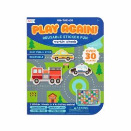 113590 OOLY Aktivitets Kit med Flyttbara Klistermärken Play Again Mini Working Wheels