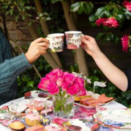 Talking Tables Papperskoppar Med Fat Vintage Kintsugi 12 st - Truly Scrumptious