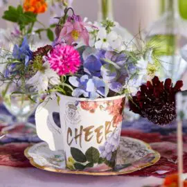 Talking Tables Papperskoppar Med Fat Vintage Kintsugi 12 st - Truly Scrumptious