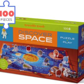 Crocodile Creek Pussel Sök & Finn Rymden Faktabok och Figurer 100-bitar