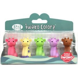 IWAKO Japanskt Pusselsudd Giraff Set