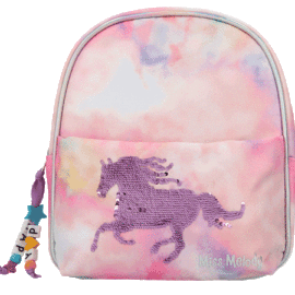 Miss Melody Liten Ryggsäck Batik Look Vändbara Paljetter