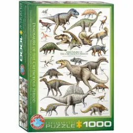 113762 EuroGraphics Pussel Dinosaurs of the Cretaceous 1000 bitar1