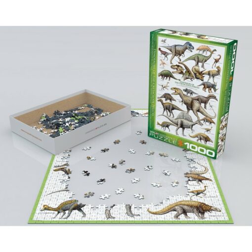 113762 EuroGraphics Pussel Dinosaurs of the Cretaceous 1000 bitar1