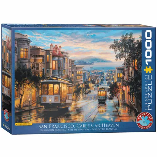EuroGraphics Pussel San Francisco Cable Car Heaven 1000 bitar