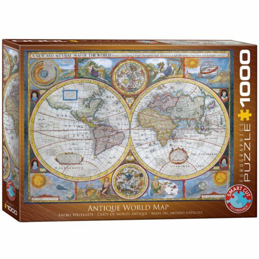 EuroGraphics Antique World Map 1000 bitar