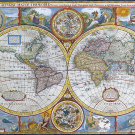 EuroGraphics Antique World Map 1000 bitar