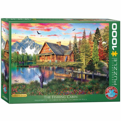 EuroGraphics Pussel The Fishing Cabin 1000 bitar