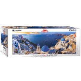 EuroGraphics Fine Art Pussel Panorama Santorini Greece 1000 bitar