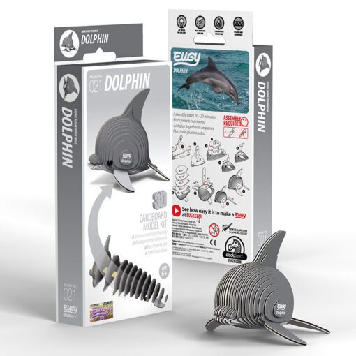 EUGY Pussel i 3D Delfin
