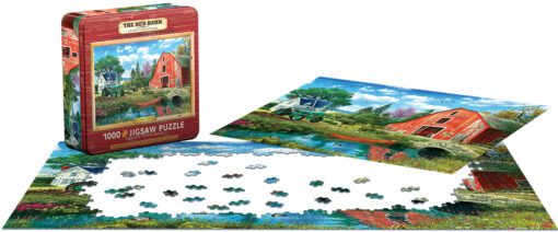 EuroGraphics Pussel The Red Barn Tin 1000 bitar
