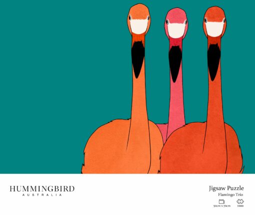 Hummingbird Australia Pussel Flamingo Trio 1000 bitar